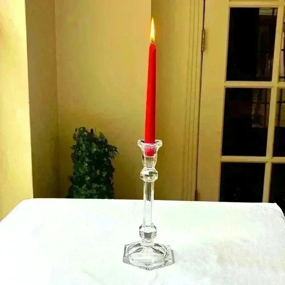 Crystal Candlestick/Candle Stick Holder - Picture 1 of 5